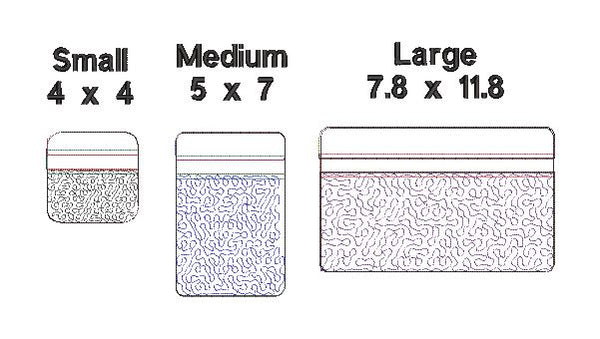 ITH Quilted Zipper Bag Embroidery Design