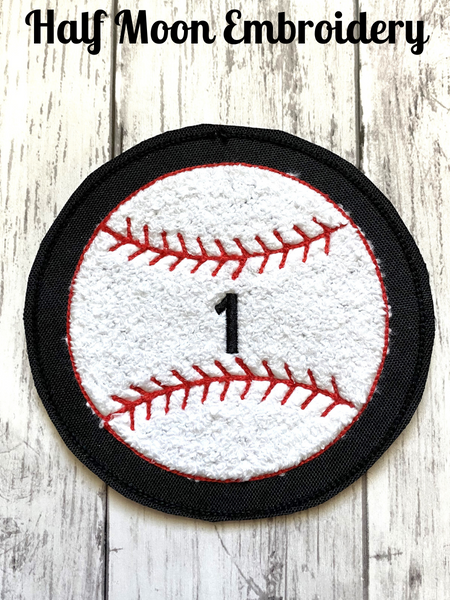 Chenille Baseball Letterman Jacket Patch