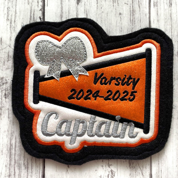 Vinyl Cheerleading Letterman Jacket Patch