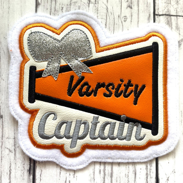 Vinyl Cheerleading Letterman Jacket Patch