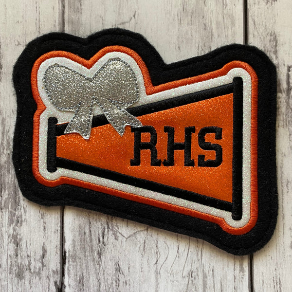 Vinyl Cheerleading Letterman Jacket Patch
