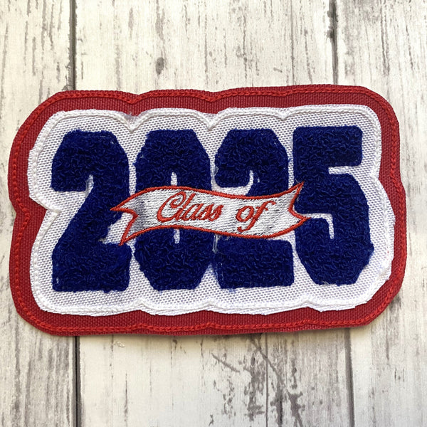 Chenille Graduation Year Letterman Jacket Patch 4-Digit