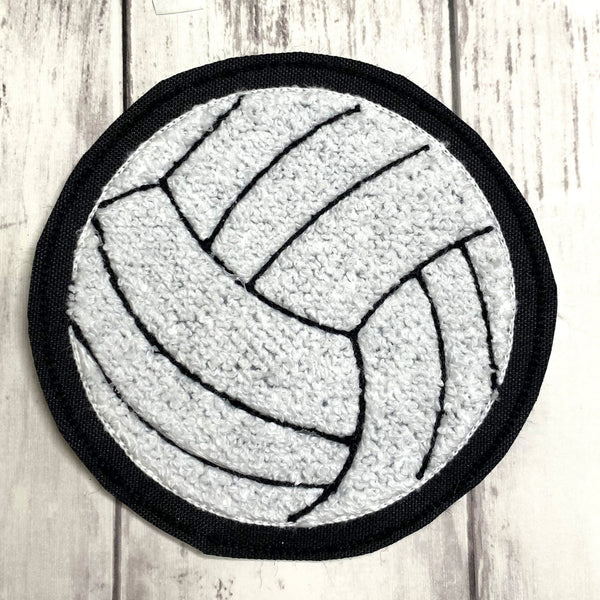 Chenille Volleyball Letterman Jacket Patch