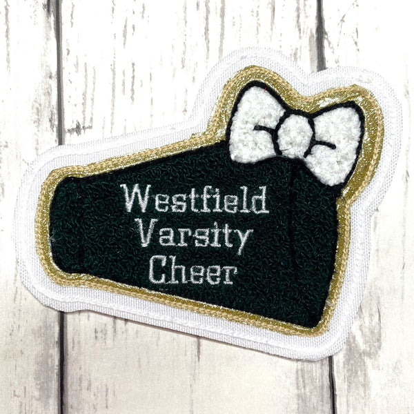 Chenille Megaphone Letterman Jacket Patch