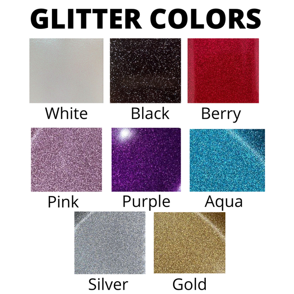 Athlete's Number Cap - Glitter Colors for Numbers