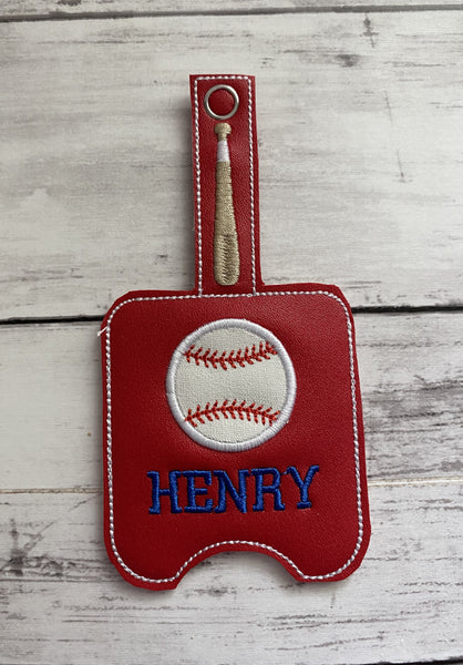 Henry Baseball Hand Sanitizer Holder