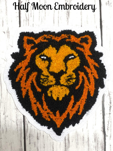 Chenille Lion Letterman Jacket Patch