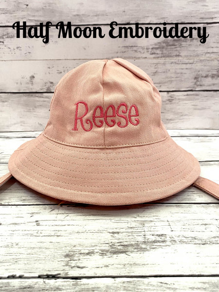 Personalized Pink Bucket Hat