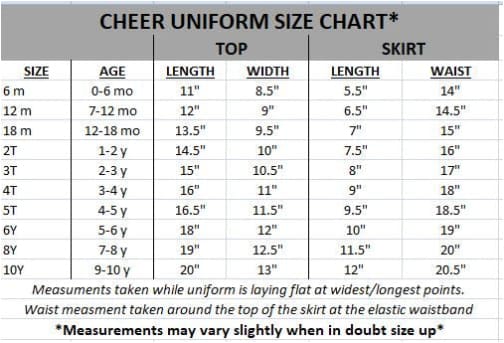 #3 Navy & White Cheer Uniform
