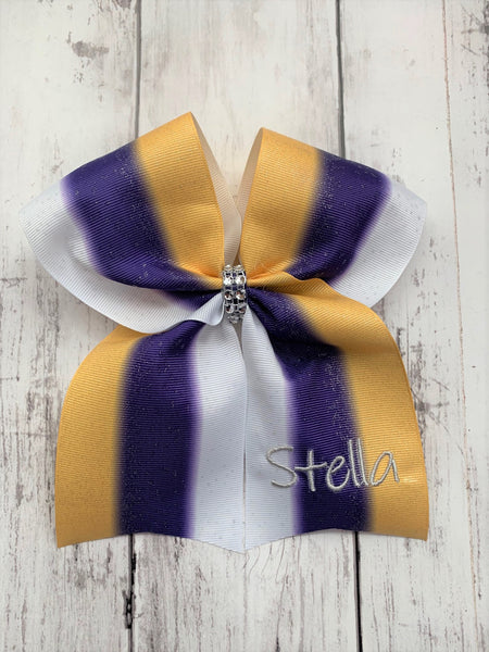 Personalized Shiner Comanche Cheer Bow