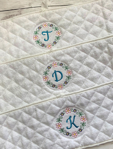 Floral Border Embroidery Design