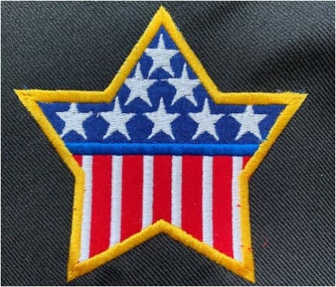 American Flag Star Embroidery Design - Embroidery Design
