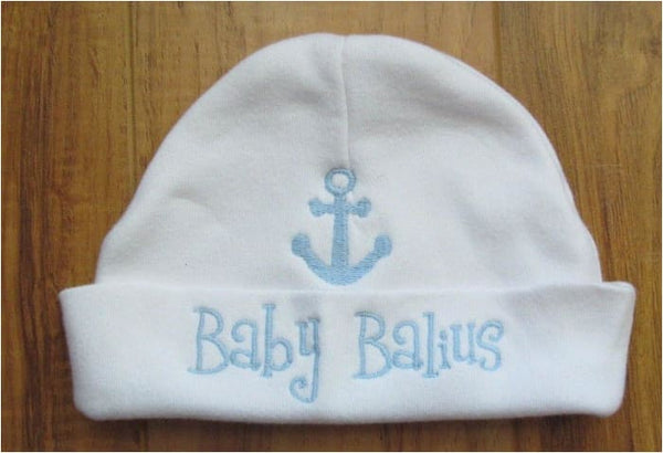 Personalized Anchor Baby Beanie