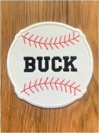 Personalized Baseball Patch