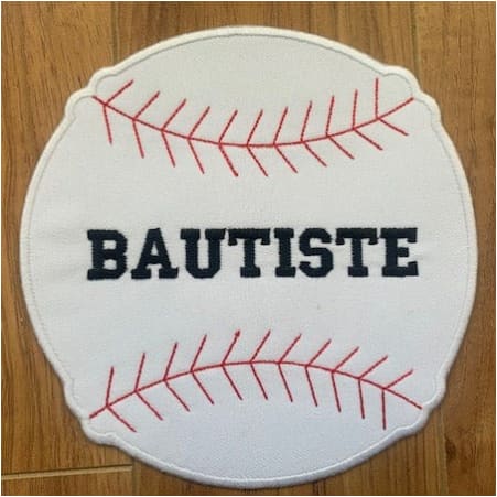 Personalized Baseball Patch