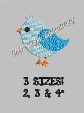 Bird Embroidery Design