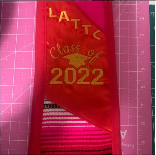 Class of 2022 embroidery design