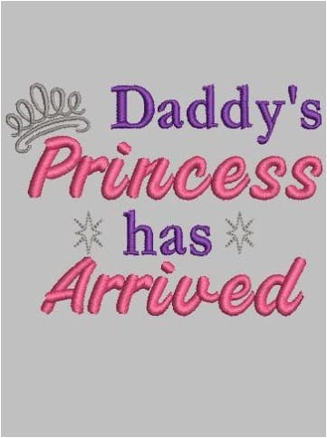 Daddy's princess has sales arrived