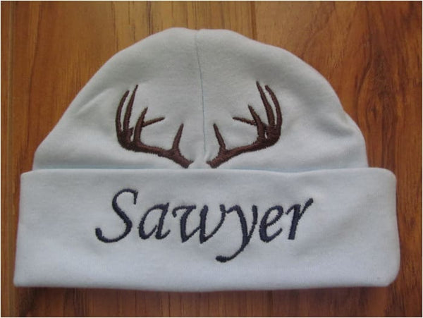 Deer Antlers Embroidery Design