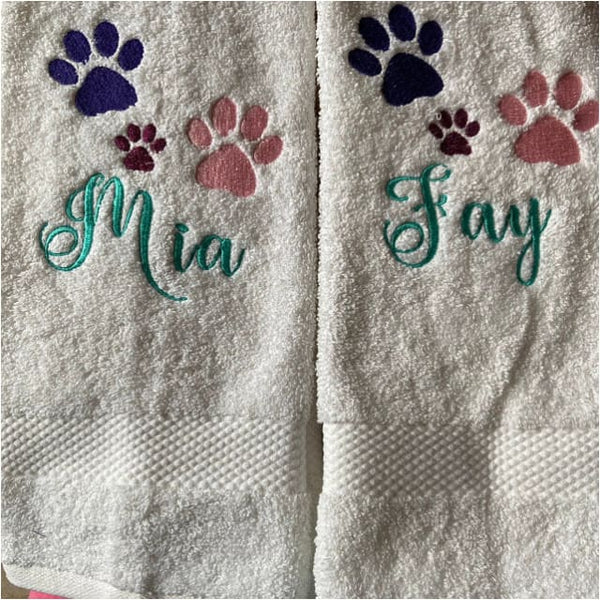 Dog Paw Embroidery Design