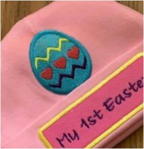 Easter Egg Embroidery Design
