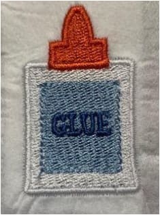 School Supplies Embroidery Design