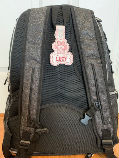 Personalized Dog Paw Bag Tag