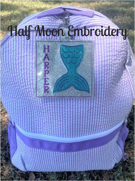 Personalized Mermaid Bag Tag