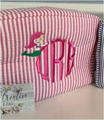 Mermaid Embroidery Design freeshipping - Half Moon Embroidery