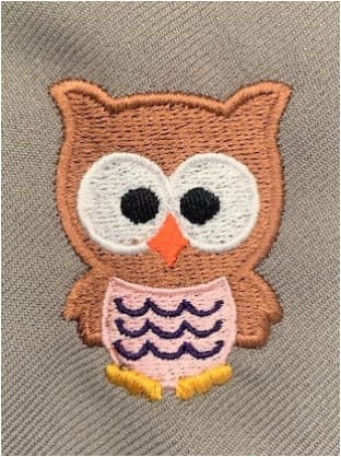 Mini Owl Embroidery Design
