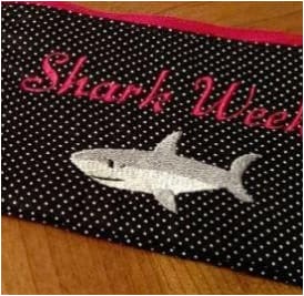 Shark Embroidery Design
