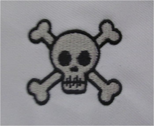 Skull and Crossbones Embroidery Design