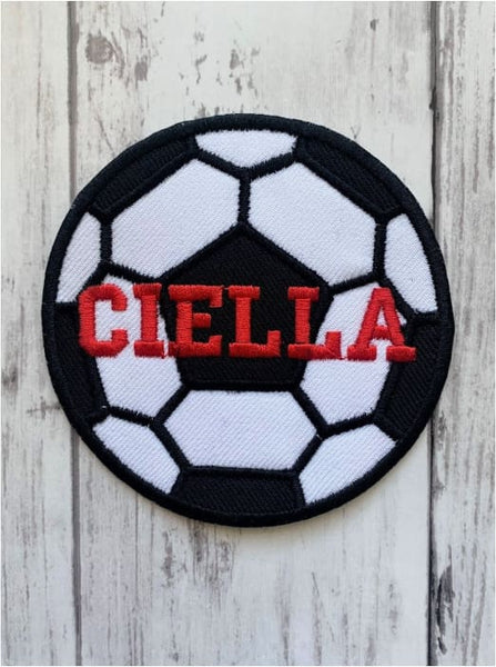 Personalized Soccer Ball Patch