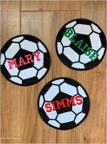 Personalized Soccer Ball Patch