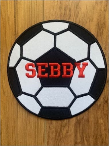 Personalized Soccer Ball Patch