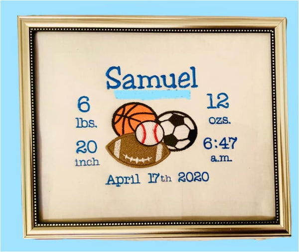 Sports Ball Embroidery Design Pack