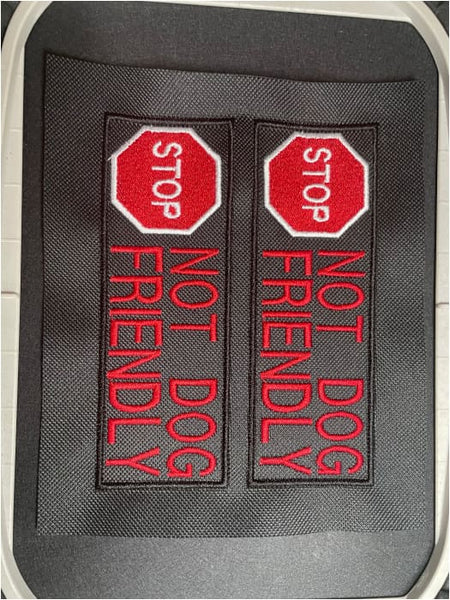 Stop Sign Embroidery Design