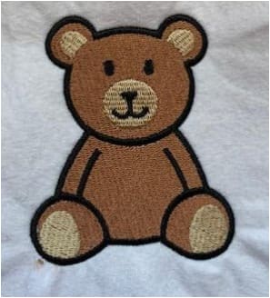 Teddy Bear Embroidery Design