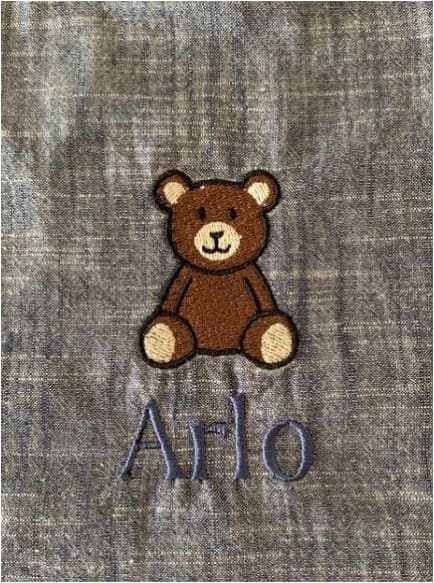 Teddy Bear Embroidery Design