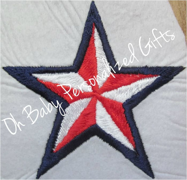 Texas Star Embroidery Design freeshipping - Half Moon Embroidery