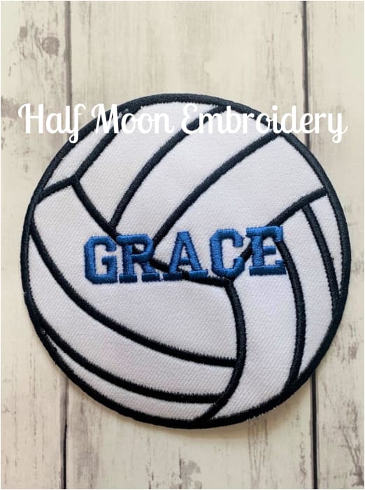Patch Brodé Volley Ball Together - Lot à Coudre Ou Repasser - Neuf
