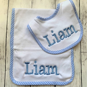 Personalized Baby Bibs & Burp Cloths