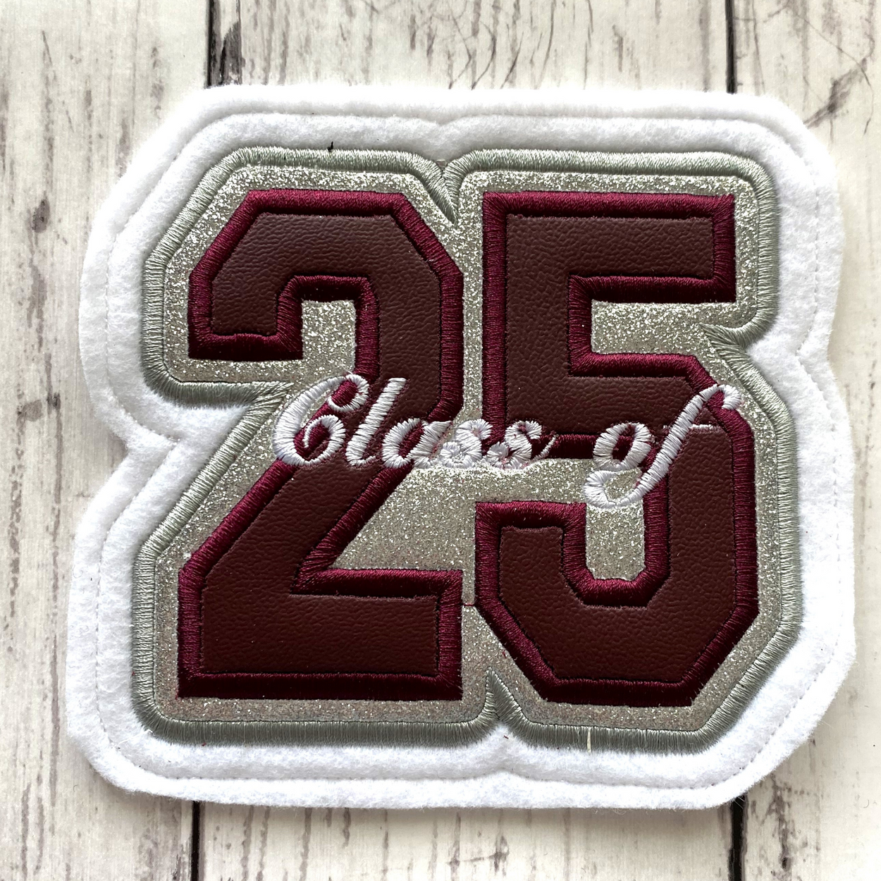 Vinyl Letterman Jacket Patches --&gt;