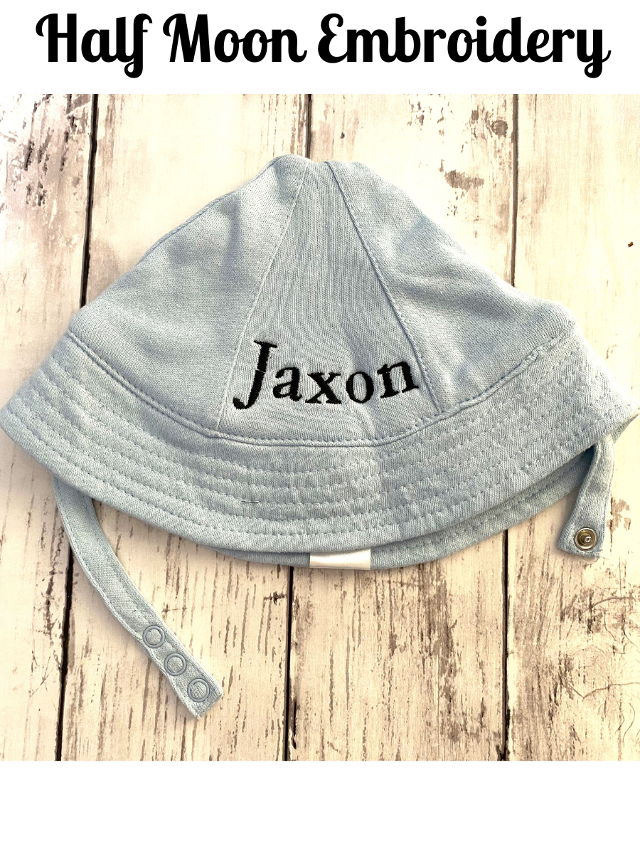 Jaxon White Bucket Hat 0-6 Months