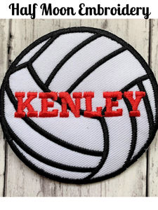 Kenley Volleyball Iron On Patch