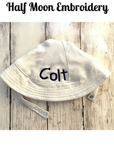 Colt White Bucket Hat 0-6 Months