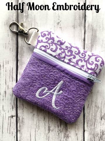 Letter "A" Keychain Wallet