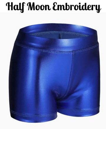 Blue Shimmery Girls Bloomers - Embroidery Blanks