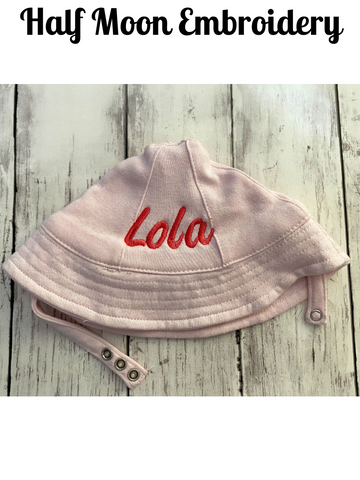 Lola Pink Bucket Hat 6-12 Months 