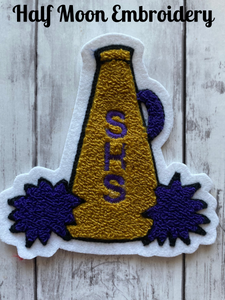 SHS Chenille Cheerleading Letterman Jacket Patch